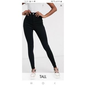 Missguided Tall High Waist Jeans. US 6
